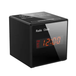 WIFI FM Alarm Clock Radio Camera 1080P