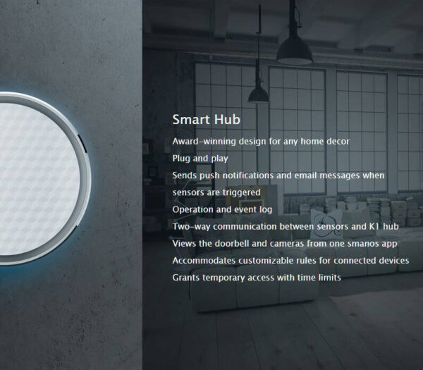 Smanos Smart Home Alarm Systems with Google and Alexia Control