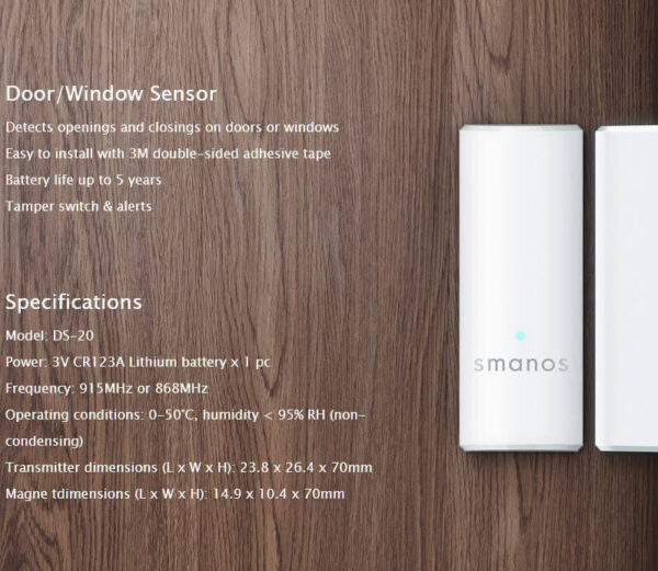 Smanos Smart Home Alarm Systems with Google and Alexia Control