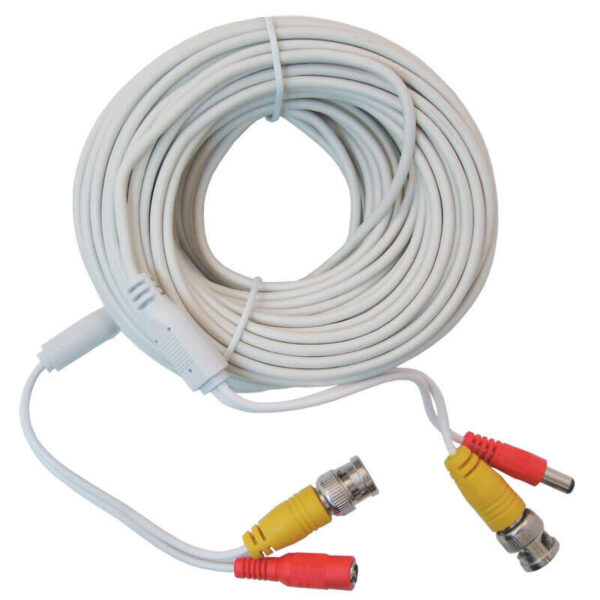 20m BNC Video and Power Security System Cable for HD Cameras
