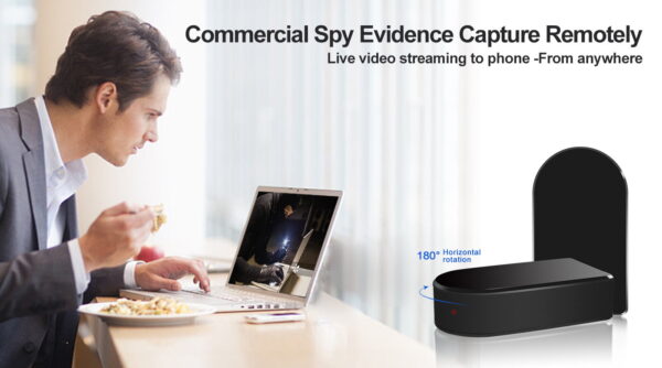 HD Black Box Spy Camera WIFI Hidden Camera with Motion and Push