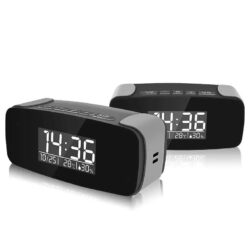 Tiny HD WIFI Concealed Spy Clock Hidden Camera with Remote View