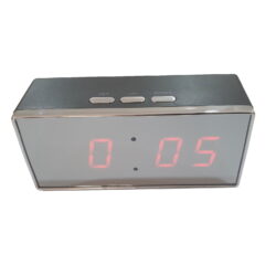 Mirror Table Clock Hidden Camera 1080P WIFI Spy Cam