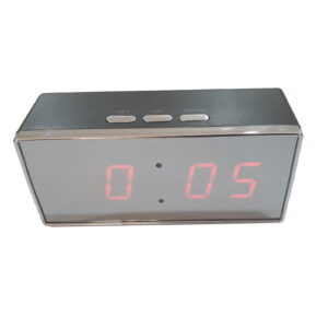 1080P FHD Mirror Table Clock Covert Camera with Push