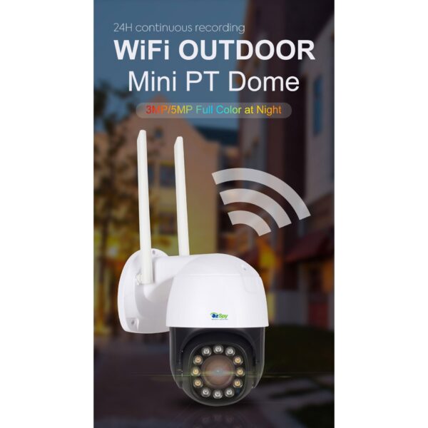 5MP WIFI Pan Tilt Dome Security Camera