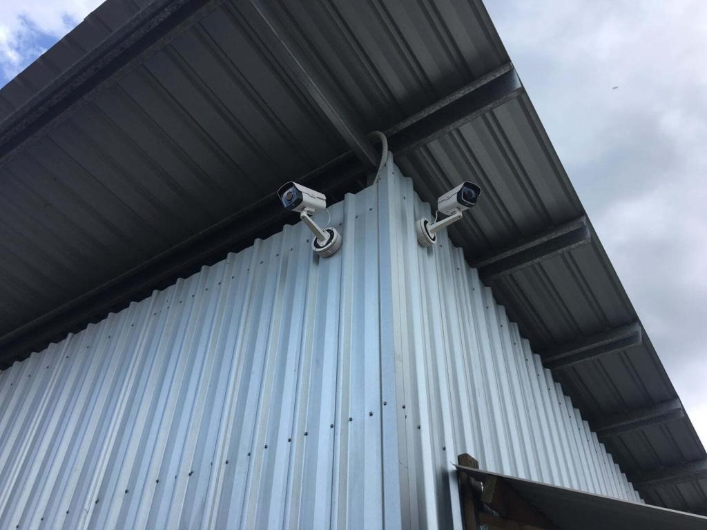 Commercial Security Camera System Installed