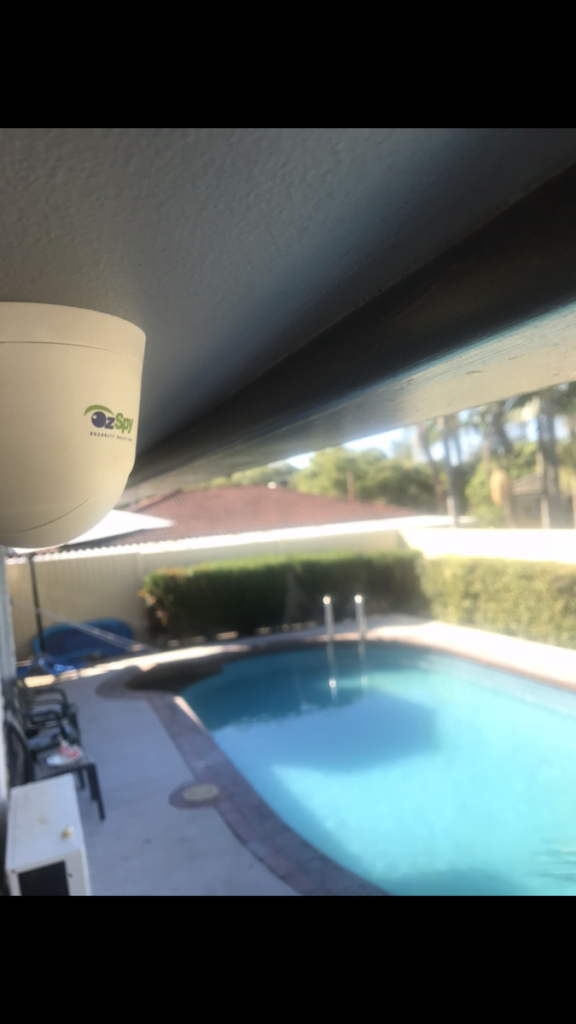 Home Security Camera System Installed