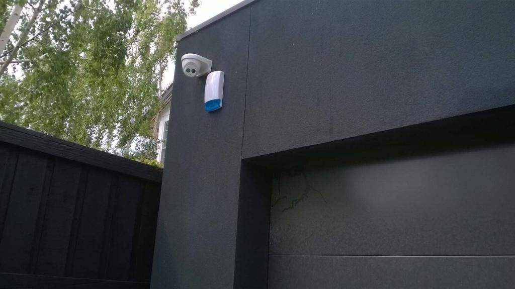 Home Security Camera System Installed