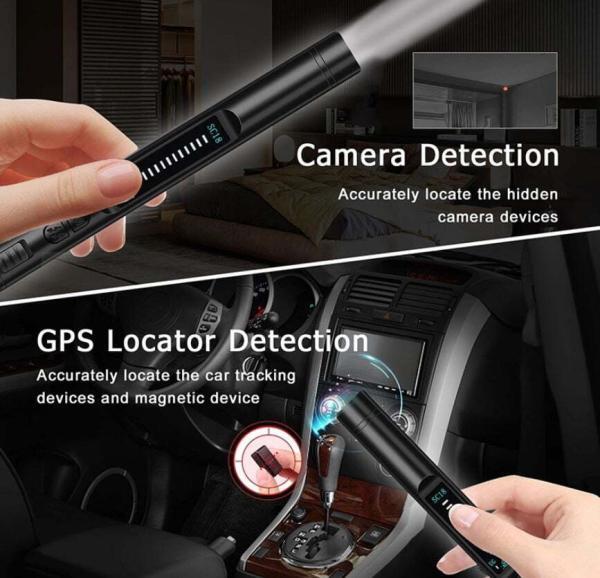 GPS Hidden Camera and Bug Detector Pen
