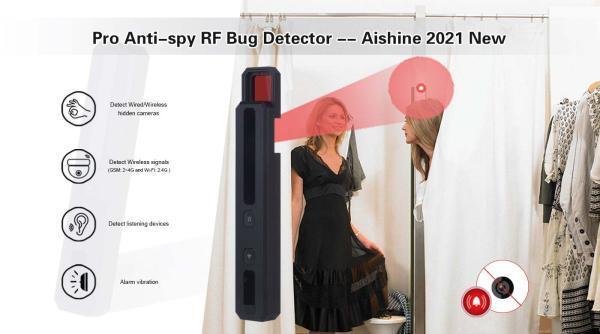 DAIXSTCKRF - Hidden Camera Detector RF Bug Detector Stick