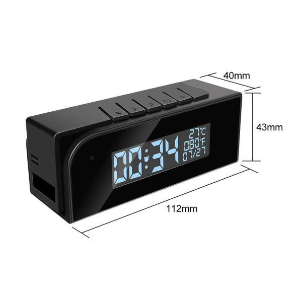 HAIXWCK2MP - Hidden Camera Tiny Spy Clock