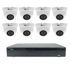 5MP Indoor Outdoor 8 Cam DIY CCTV Security Camera Kit
