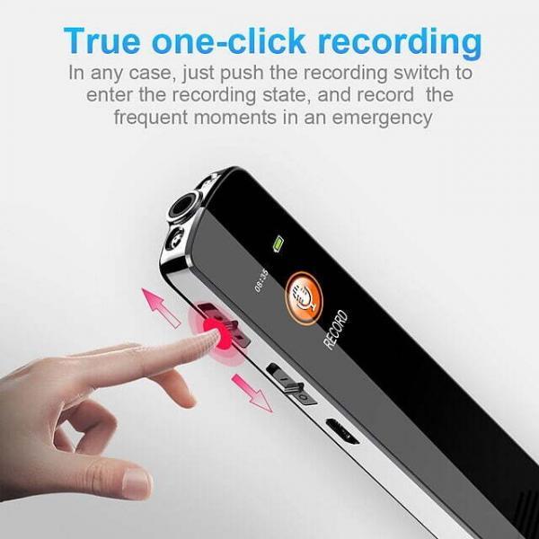 16GB 180 Hour Voice Recorder MP3 with Screen