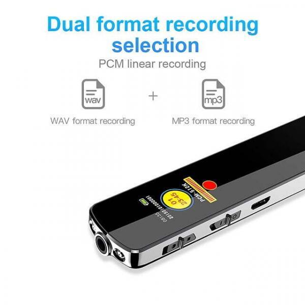 16GB 180 Hour Voice Recorder MP3 with Screen