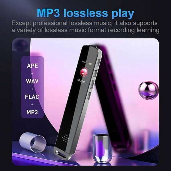 16GB 180 Hour Voice Recorder MP3 with Screen