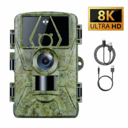8K Trail Cam 15M IR 2 Inch Screen