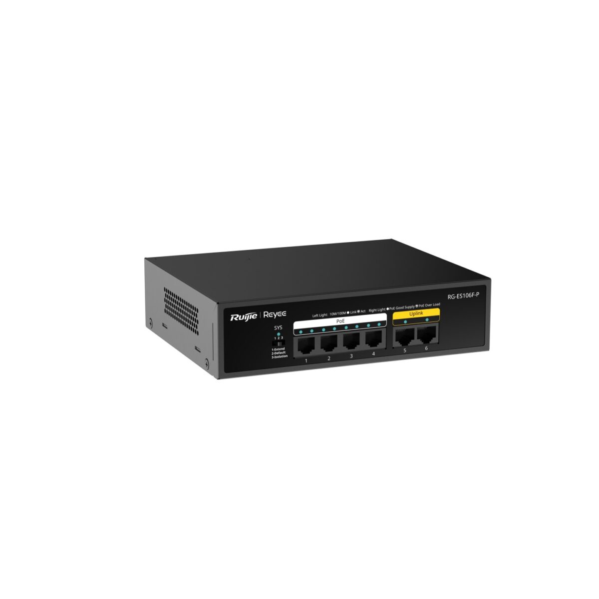 6-Port 10/100 Mbps Unmanaged PoE Switch - OzSpy Security Solutions