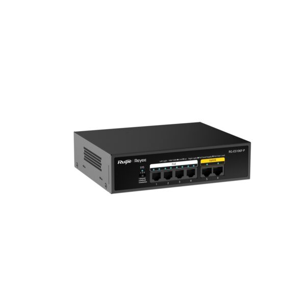 6-Port 10/100 Mbps Unmanaged PoE Switch - Image 2