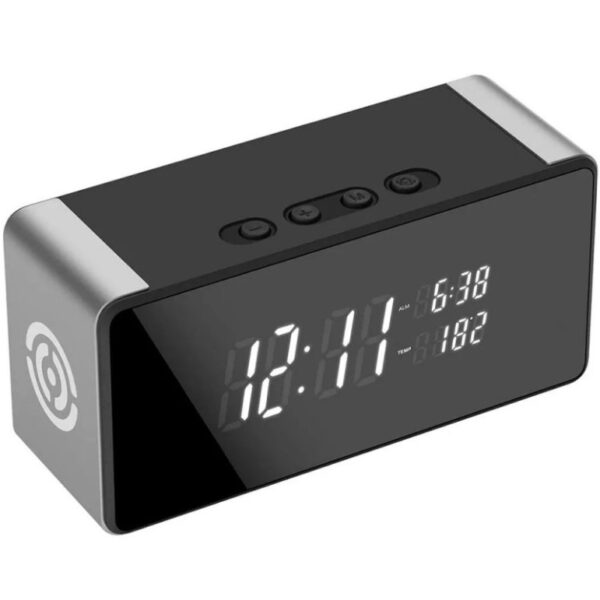 WIFI Alarm Clock Camera with Temperature 1080P